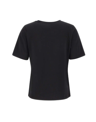 ELENA MIRO' T-Shirt con strass BLACK Donna 