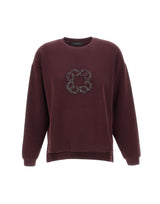 ELENA MIRO' Felpa con logo di strass RED Donna 