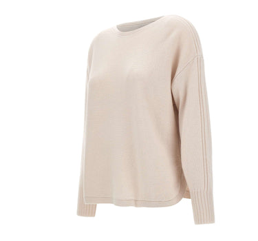 ELENA MIRO' Maglia in lana WHITE Donna 