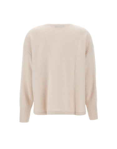 ELENA MIRO' Maglia in lana WHITE Donna 