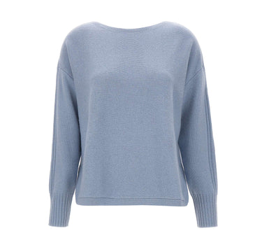 ELENA MIRO' Maglia in lana Light Blue Donna 