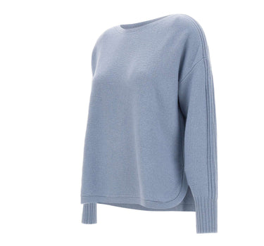 ELENA MIRO' Maglia in lana Light Blue Donna 