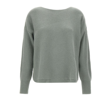 ELENA MIRO' Maglia in lana GREEN Donna 