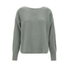 ELENA MIRO' Maglia in lana GREEN Donna 