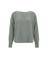 ELENA MIRO' Maglia in lana GREEN Donna 