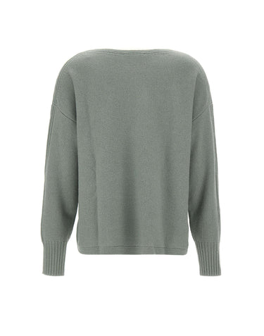 ELENA MIRO' Maglia in lana GREEN Donna 