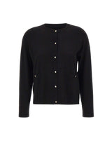 ELENA MIRO' Cardigan in misto viscosa BLACK Donna 