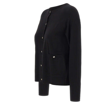 ELENA MIRO' Cardigan in misto viscosa BLACK Donna 