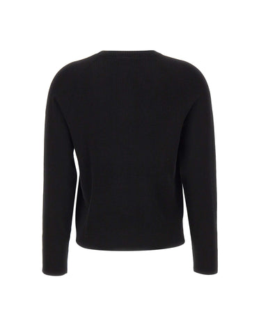 ELENA MIRO' Cardigan in misto viscosa BLACK Donna 