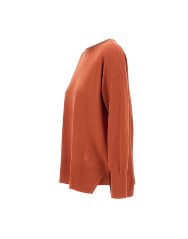 ELENA MIRO' Maglia in misto viscosa ORANGE Donna 