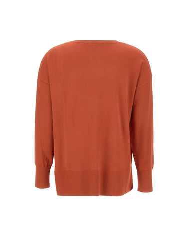 ELENA MIRO' Maglia in misto viscosa ORANGE Donna 