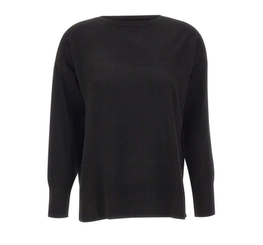 ELENA MIRO' Maglia in misto viscosa BLACK Donna 