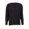 ELENA MIRO' Maglia in misto viscosa BLACK Donna 