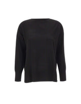 ELENA MIRO' Maglia in misto viscosa BLACK Donna 
