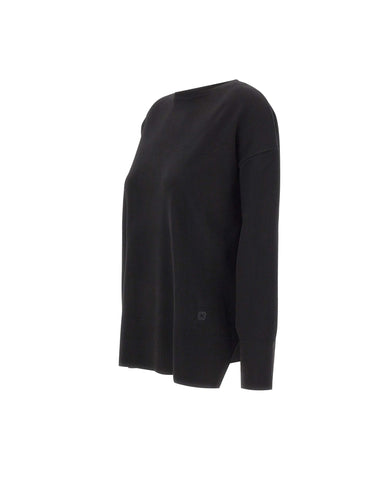 ELENA MIRO' Maglia in misto viscosa BLACK Donna 