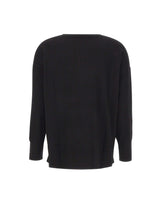 ELENA MIRO' Maglia in misto viscosa BLACK Donna 