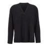 ELENA MIRO' Maglia con scollo a V BLACK Donna 