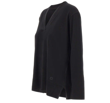 ELENA MIRO' Maglia con scollo a V BLACK Donna 
