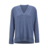 ELENA MIRO' Maglia con scollo a V Light Blue Donna 