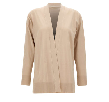 ELENA MIRO' Cardigan aperto in misto viscosa BEIGE Donna 