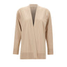 ELENA MIRO' Cardigan aperto in misto viscosa BEIGE Donna 