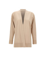 ELENA MIRO' Cardigan aperto in misto viscosa BEIGE Donna 