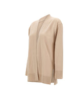ELENA MIRO' Cardigan aperto in misto viscosa BEIGE Donna 