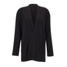 ELENA MIRO' Cardigan aperto in misto viscosa BLACK Donna 