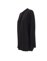 ELENA MIRO' Cardigan aperto in misto viscosa BLACK Donna 