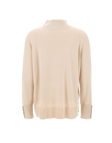 ELENA MIRO' Maglia con bottoni BEIGE Donna 