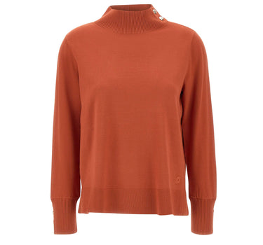ELENA MIRO' Maglia con bottoni ORANGE Donna 