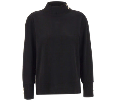 ELENA MIRO' Maglia con bottoni BLACK Donna 