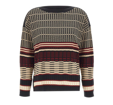 ELENA MIRO' Maglia con motivo geometrico MULTICOLOR Donna 