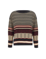 ELENA MIRO' Maglia con motivo geometrico MULTICOLOR Donna 