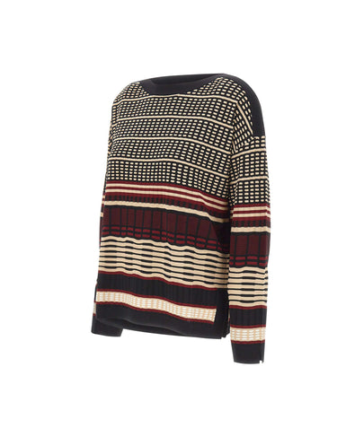 ELENA MIRO' Maglia con motivo geometrico MULTICOLOR Donna 