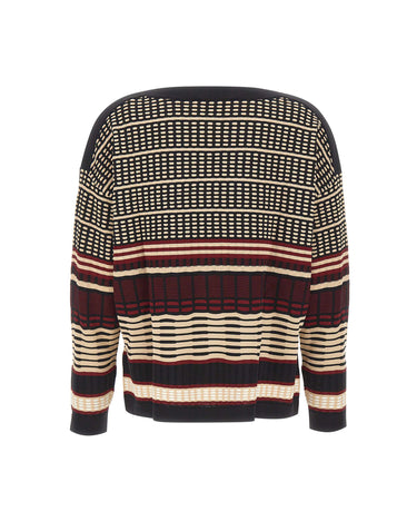 ELENA MIRO' Maglia con motivo geometrico MULTICOLOR Donna 