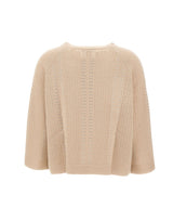 ELENA MIRO' Maglia in lana e cashmere BEIGE Donna 
