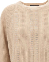 ELENA MIRO' Maglia in lana e cashmere BEIGE Donna 