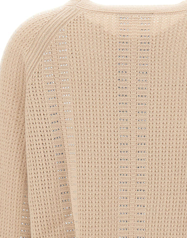 ELENA MIRO' Maglia in lana e cashmere BEIGE Donna 