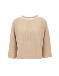 ELENA MIRO' Maglia in lana e cashmere BEIGE Donna 