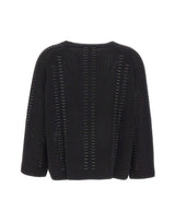 ELENA MIRO' Maglia in lana e cashmere BLACK Donna 