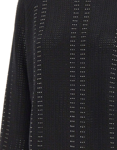 ELENA MIRO' Maglia in lana e cashmere BLACK Donna 