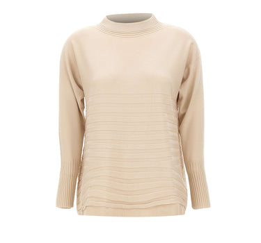 ELENA MIRO' Maglia in misto viscosa BEIGE Donna 