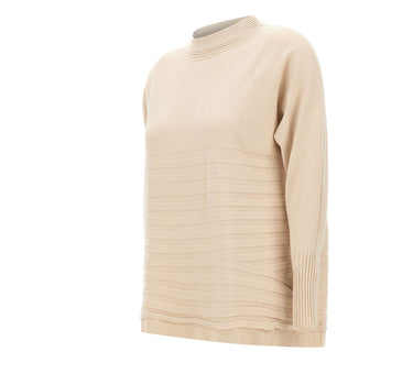 ELENA MIRO' Maglia in misto viscosa BEIGE Donna 