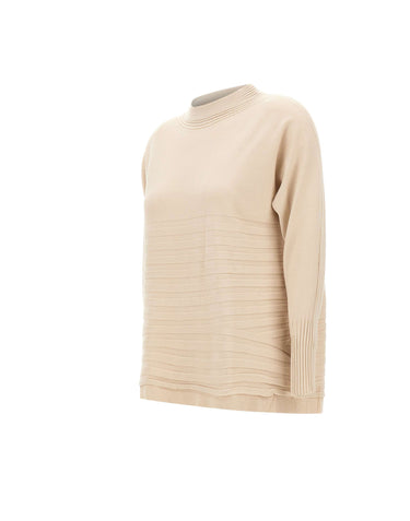 ELENA MIRO' Maglia in misto viscosa BEIGE Donna 