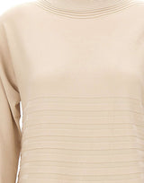 ELENA MIRO' Maglia in misto viscosa BEIGE Donna 