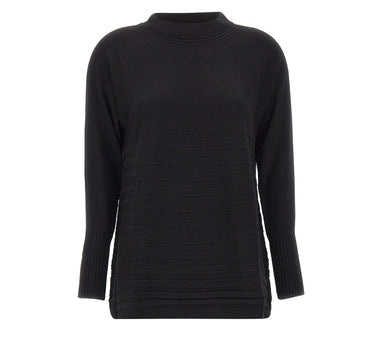 ELENA MIRO' Maglia in misto viscosa BLACK Donna 
