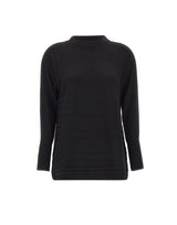 ELENA MIRO' Maglia in misto viscosa BLACK Donna 