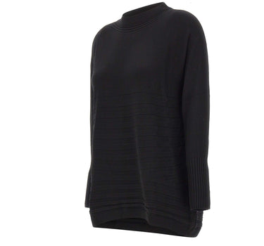 ELENA MIRO' Maglia in misto viscosa BLACK Donna 