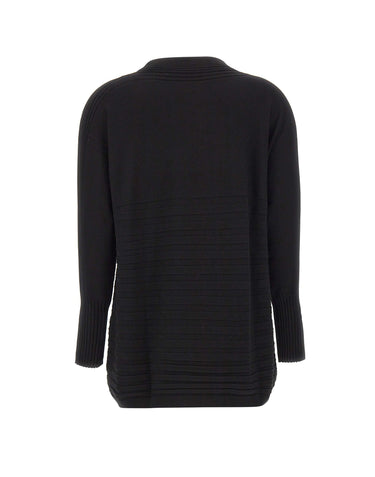 ELENA MIRO' Maglia in misto viscosa BLACK Donna 